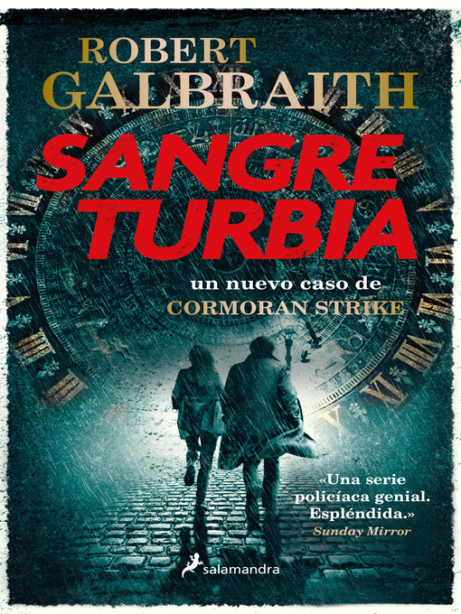 Title details for Sangre turbia by Robert Galbraith - Wait list